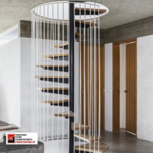 اسکلت فولادی پله ویلا سوئیسی کد ۱۶۱۳