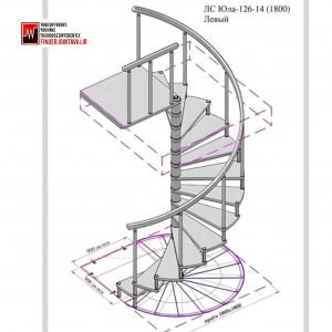 اسکلت فولادی پله ویلا سوئیسی کد ۱۶۲۱