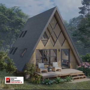 پوشش سقف شیروانی مدل شینگل کد ۱۷۱۱