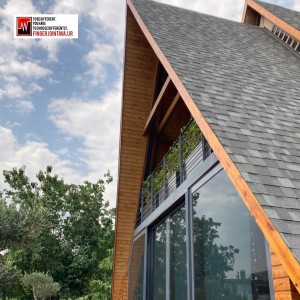 پوشش سقف شیروانی مدل شینگل کد ۱۷۱۱