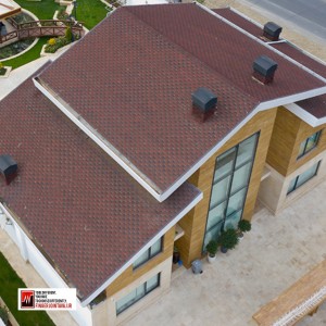 پوشش سقف شیروانی مدل شینگل کد ۱۷۱۱