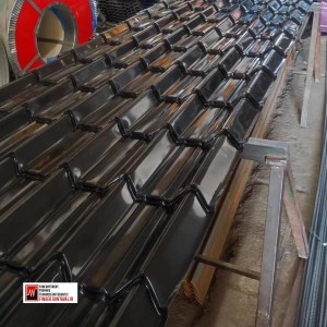 ورق شیروانی طرح سفال گالوانیزه کد ۱۷۱۲