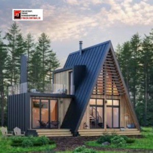 شیروانی مدل ذوزنقه مشکی پوشش ویلا سوئیسی