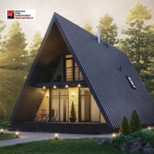 شیروانی مدل ذوزنقه مشکی پوشش ویلا سوئیسی