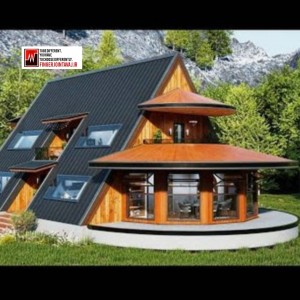 شیروانی مدل ذوزنقه مشکی پوشش ویلا سوئیسی