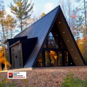 شیروانی مدل ذوزنقه مشکی پوشش ویلا سوئیسی