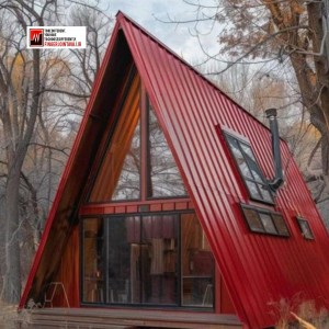 شیروانی مدل ذوزنقه مشکی پوشش ویلا سوئیسی