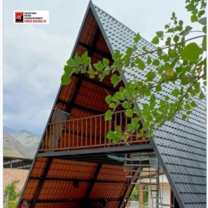 ورق شیروانی مشکی طرح سفال گالوانیزه کد ۱۷۱۲