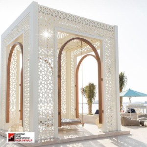 آلاچیق فلزی مشبک طرح سنتی کد ۱۳۴۵