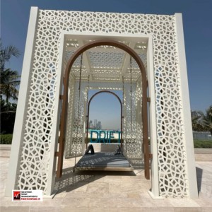 آلاچیق فلزی مشبک طرح سنتی کد ۱۳۴۵