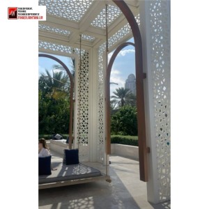 آلاچیق فلزی مشبک طرح سنتی کد ۱۳۴۵