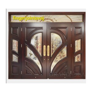 درب تمام چوب لابی کد 1124