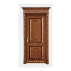 درب ورودی و اتاقی تک لنگه تمام چوب کد ۱۳۱۳