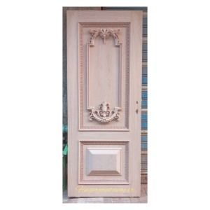 درب ورودی و اتاقی تک لنگه تمام چوب کد ۱۳۱۶