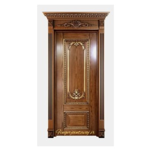 درب ورودی و اتاقی تک لنگه تمام چوب کد ۱۳۲۲