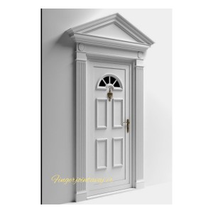 درب ورودی و اتاقی تک لنگه تمام چوب کد ۱۳۲۳