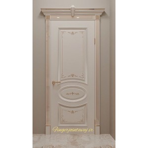 درب ورودی و اتاقی تک لنگه تمام چوب کد ۱۳۲۷