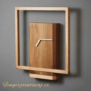 ساعت دیواری چوبی مدل ۱۴۱۱