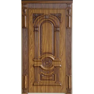 درب ورودی و اتاقی تک لنگه تمام چوب فینگر جوینت 3 لایه مدل 1145