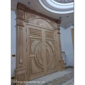 درب تمام چوب لابی مدل 1177