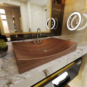 کاسه روشویی چوبی مدل کاوه طرح ۲۳۱۲.FJA