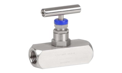 شیر سوزنی استیل 316 سایز 1 اینچ دنده 6000psi
