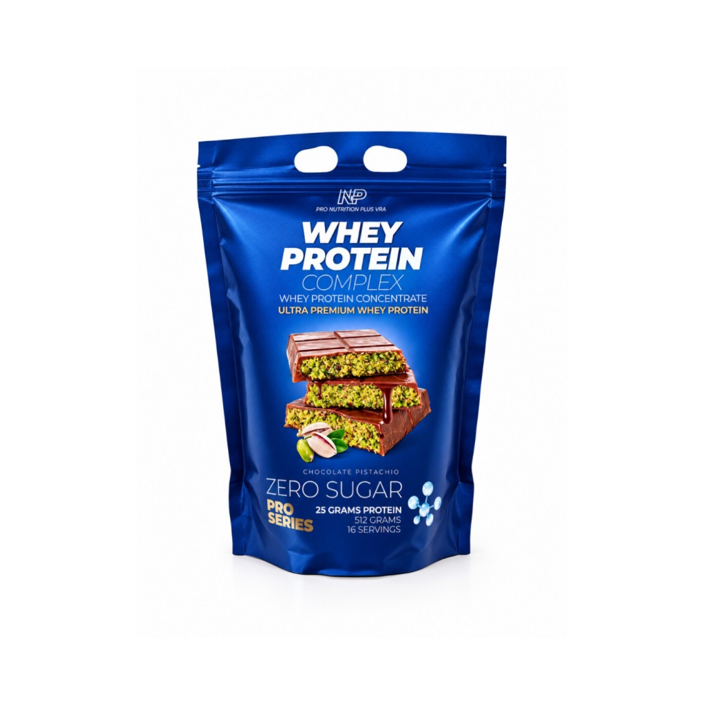 پروتئین وی نوتریشن پلاس با طعم شکلات پسته 512 گرم Nutrition Plus Whey Protein