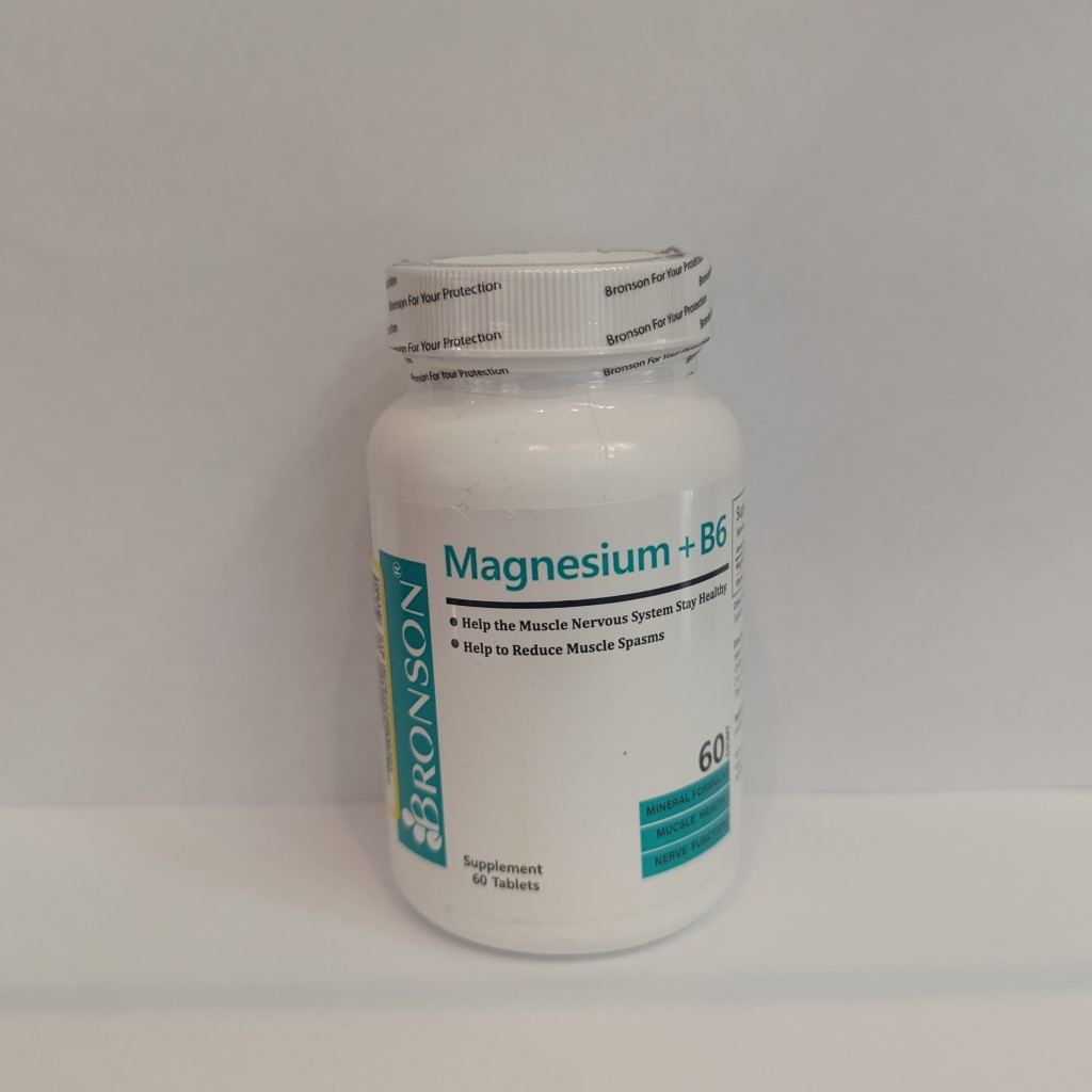 منیزیم و ب6 برونسون Bronson Magnesium And Vitamin B6