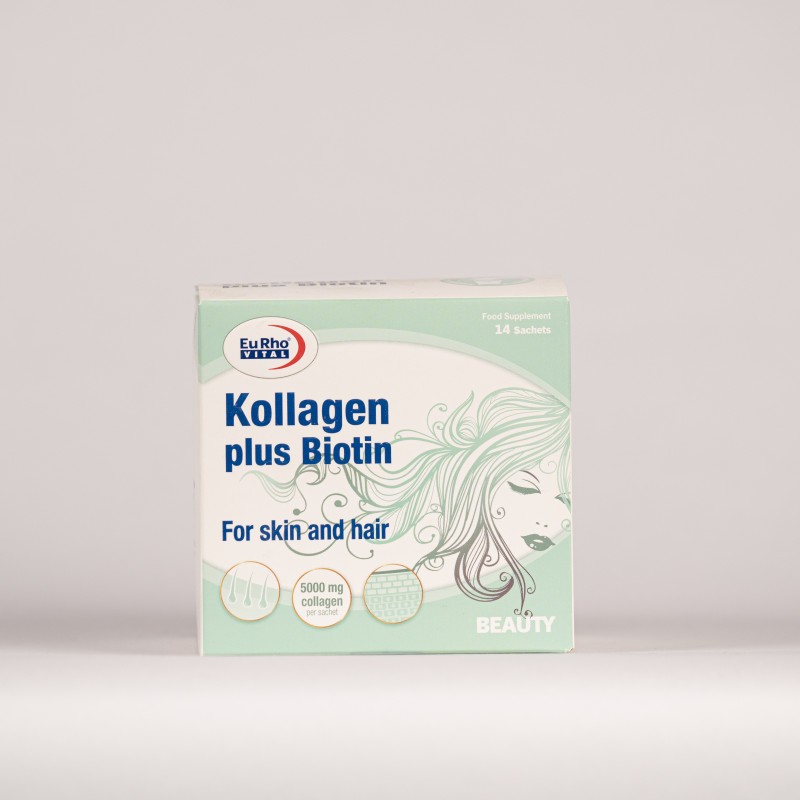 کلاژن پلاس بیوتن یوروویتال ساشه 14 عددی