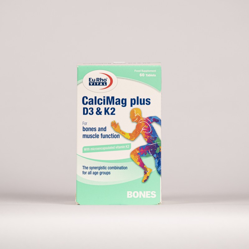 قرص کلسی مکس پلاس یوروویتال 60 عددی