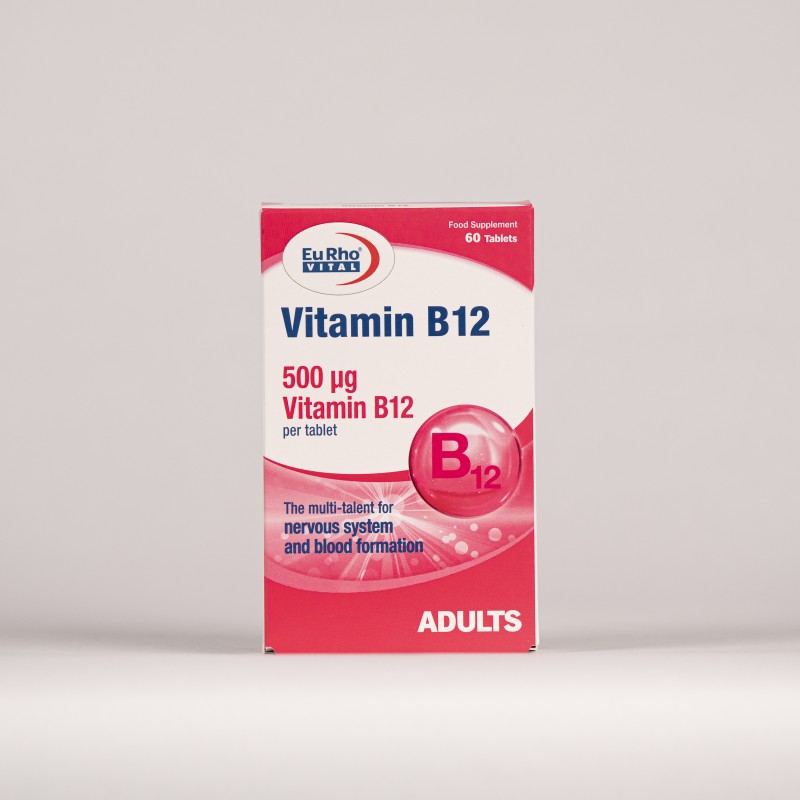 قرص ویتامین ب 12 یوروویتال 60 عددی