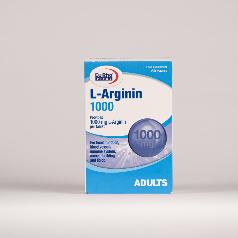 قرص  ال- آرژنین 1000 یوروویتال  60 عددی