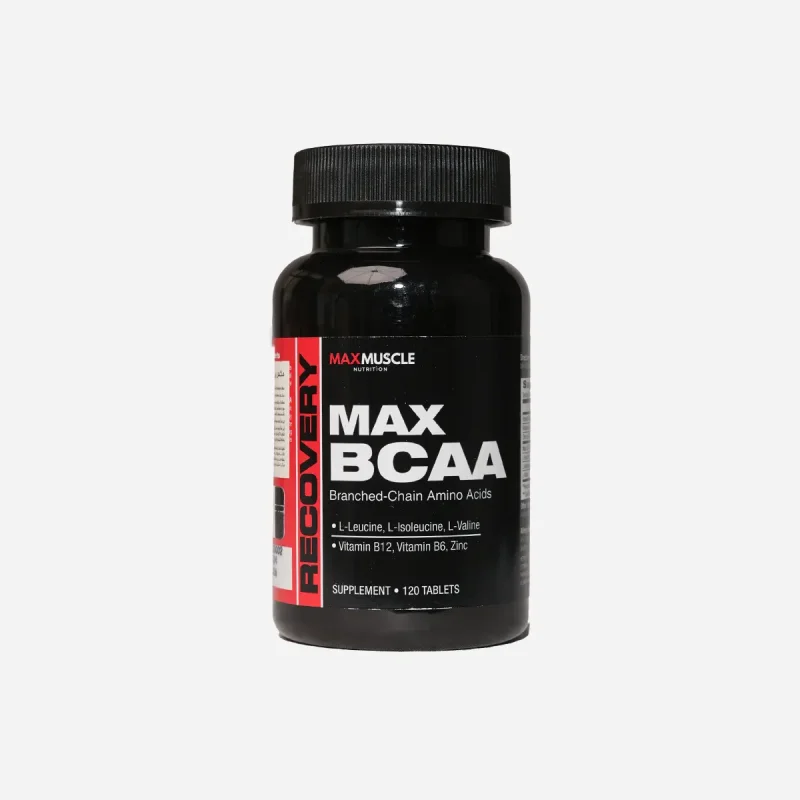 مکس بی سی ای ای مکس ماسل ۱۲۰عدد کپسول (Max Muscle Max BCAA 120 Capsules)
