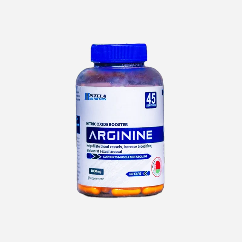 آرژنین ۱۰۰۰ میلی‌گرم استلا نوتریشن ۹۰ کپسول (Istela Nutrition L-Arginine 1000 mg 90 Capsules)