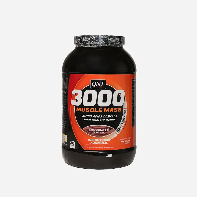 گینر ماسل مس 3000 کیو ان تی 4500 گرم (QNT Muscle Mass 3000 Gainer 4500 g)