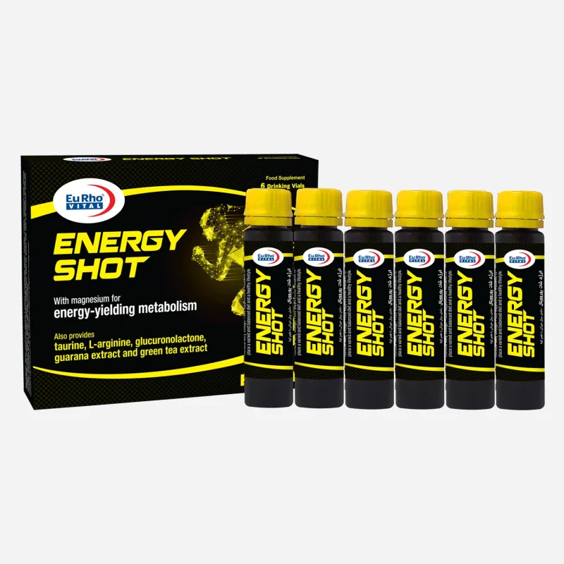 انرژی شات یوروویتال ۶ عددی (EuRho Vital Energy Shot 6 Drinking Vials)