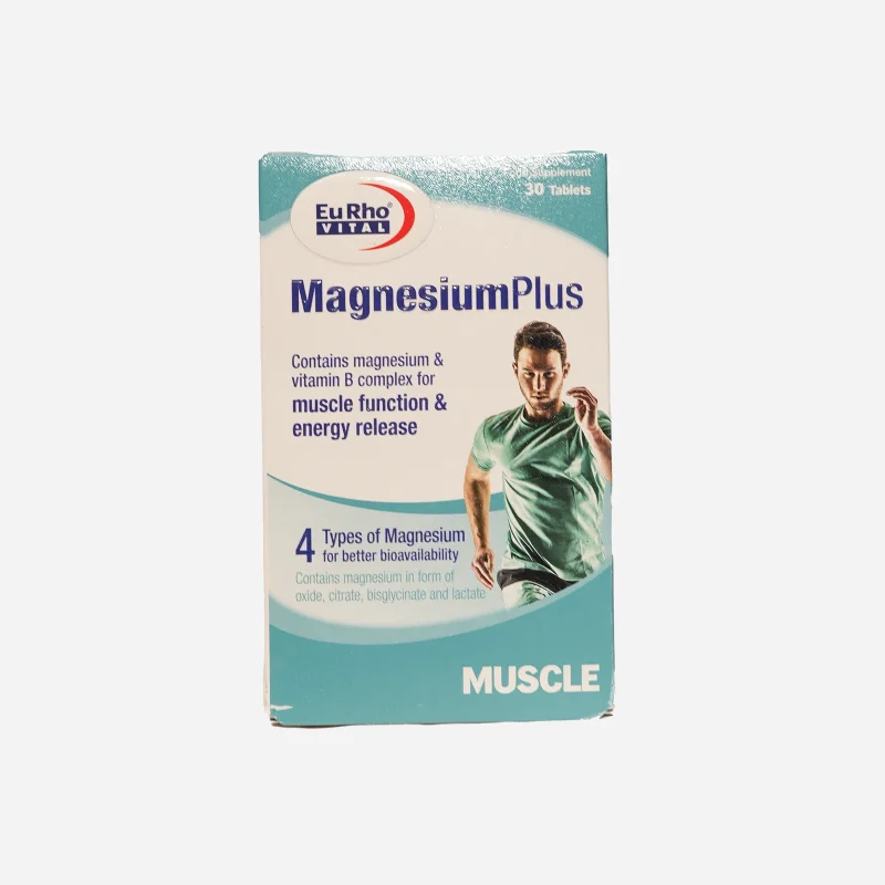 منیزیم پلاس یوروویتال ۳۰ عددی (Eurho Vital Magnesium Plus 30 Tablets)
