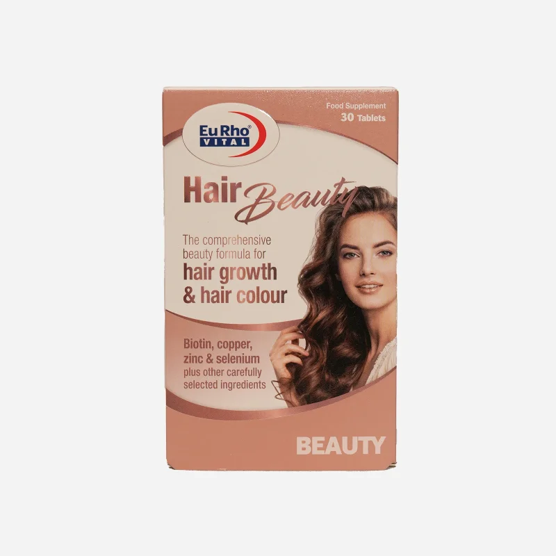 هیر بیوتی یوروویتال ۳۰ عددی | EuRho Vital Hair Beauty 30 Tablets