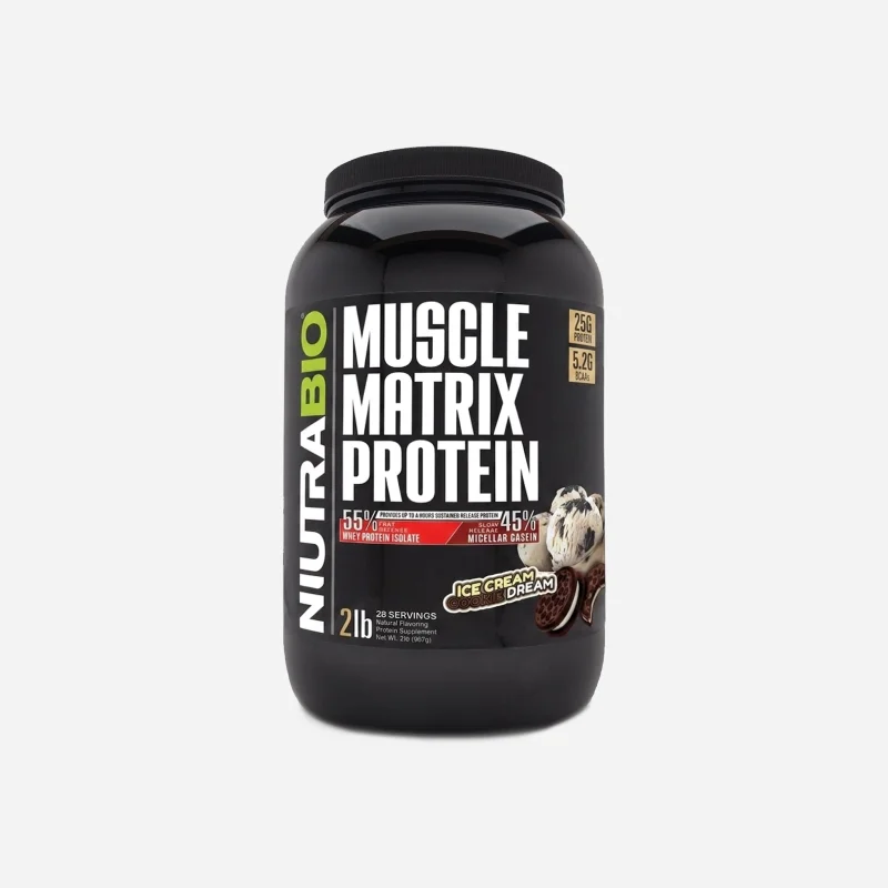 پروتئین وی ماسل ماتریکس نوترابایو ۹۰۷ گرم | NutraBio Muscle Matrix 907 g