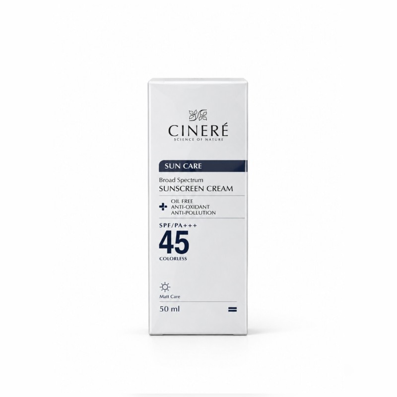 کرم ضد آفتاب مخصوص آقایان SPF45 سینره CINERE