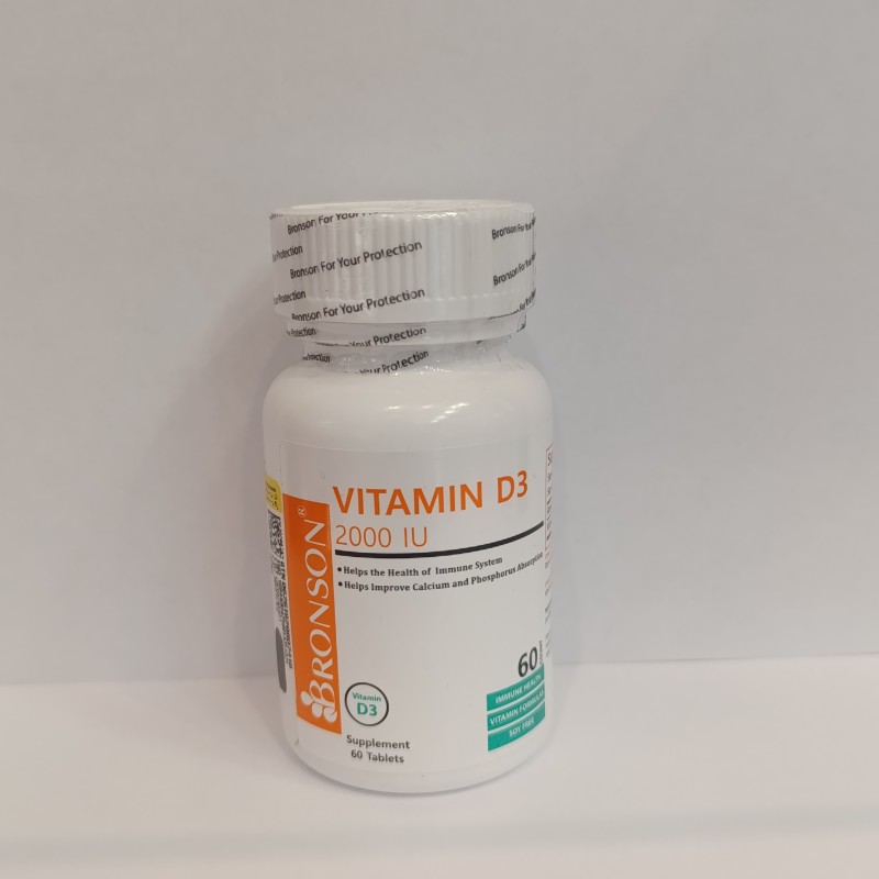ویتامین د3 برونسون 2000 واحدی  Bronson Vitamin D3 2000 IU
