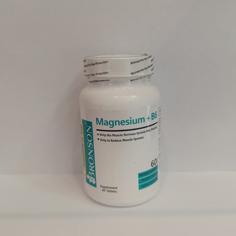 منیزیم و ب6 برونسون  Bronson Magnesium And Vitamin B6