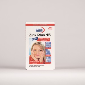 قرص زینک پلاس15 یوروویتال 60 عددی