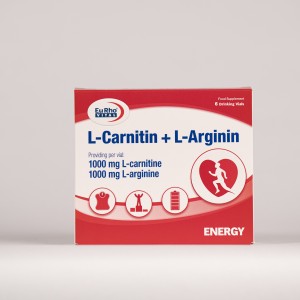 ویال خوراکی ال کارنتین + ال آرژینین 1000 میل یوروویتال