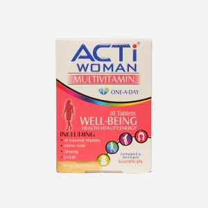 مولتی ویتامین اکتی وومن ابیان دارو ۳۰ عددی (Abian Darou Acti Woman 30 Tablets)