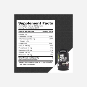 پروتئین وی ایزوله نوترابایو ۹۰۷ گرم | NutraBio Whey Protein Isolate 907 g