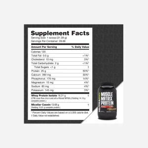 پروتئین وی ماسل ماتریکس نوترابایو ۹۰۷ گرم | NutraBio Muscle Matrix 907 g