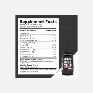 پروتئین وی ماسل ماتریکس نوترابایو ۹۰۷ گرم | NutraBio Muscle Matrix 907 g