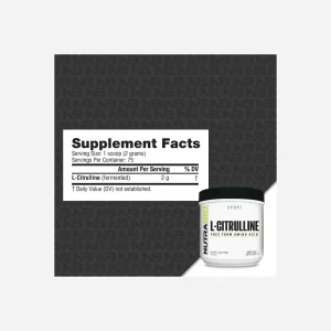 ال سیترولین نوترابایو ۱۵۰ گرم NutraBio L-Citrulline 150 g