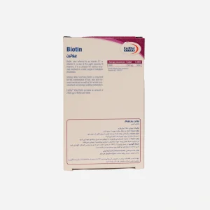 بیوتین ۲۵۰۰ یوروویتال ۶۰ عددی EuRho Vital Biotin 2500 mcg 60 Tablets